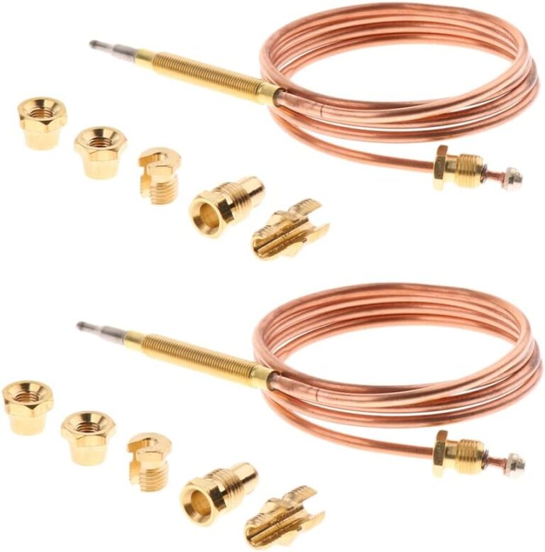 2pcs 9 Set de remplacement de thermocouple 0cm for fours à gaz Chaudières Chauffe-eau, montage facile sur la plupart des brûleurs pilotes