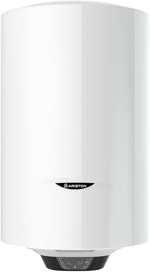 Ariston PRO 1 ECO, Chauffe-eau électrique vertical mural 80 litres, diamètre 450 mm – Conçu et fabriqué pour être installé en France. Blanc 3201958