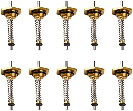 KBREE 10 PCS Valve de Liaison d’eau de la chaudière à gaz Thimble 10mm / 12mm Longueur de Haute qualité pour LPG Appareil de Chauffage de Chauffe-Eau (Color : 10mm)