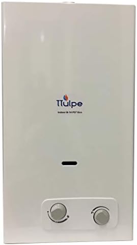 TTulpe Intérieure B14 P50 Eco Chauffe-eau à gaz propane Blanc 1,5 V