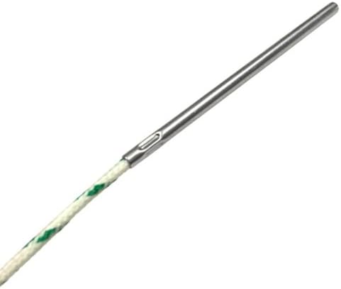 Easyricambi Sonde de fumée thermocouple K Câble Vetrotex 110 cm Capsule 4 x 40 mm pour poêles à granulés