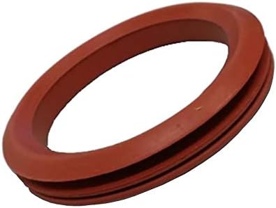 Easyricambi Joint en silicone rouge pour échappement de fumée pour inserts et tuyaux de poêles à granulés. Diamètre intérieur 85 mm extérieur 110 mm (pour poêles Ecofire)