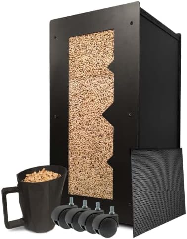 Boite à Granule – Granule Box – Rangement Pellet – Pelle à Granule – Pack Complet Granule Box – Fabriqué en France – (Nivo)