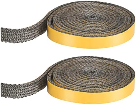 Lot de 2 bandes d’étanchéité ignifuges pour cheminée Joint de cheminée Joint autocollant pour four de cheminée Cordon d’étanchéité pour tuyau de poêle, porte de cheminée 2 m