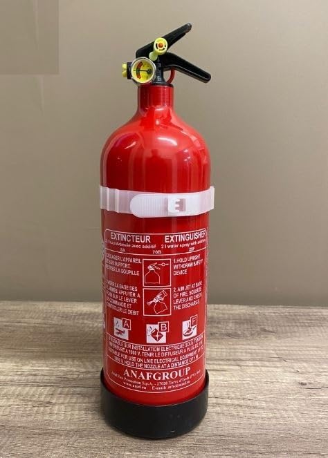 EXTINCTEUR 2 litres Eau + ADDITIFS ABF Mano Norme NF Fire Shop