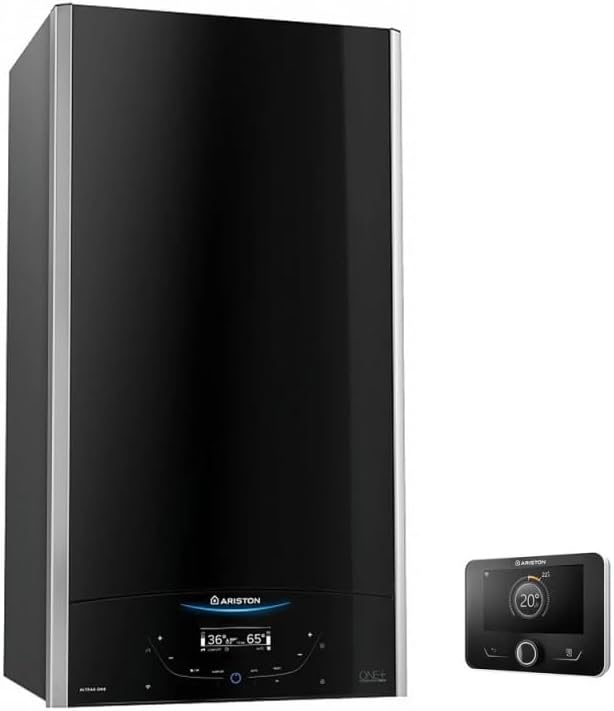 Ariston ALTEAS ONE+ NET 30 Chaudière murale à condensation avec connectivité intégrée et Sensys HD noir incluse 3301772