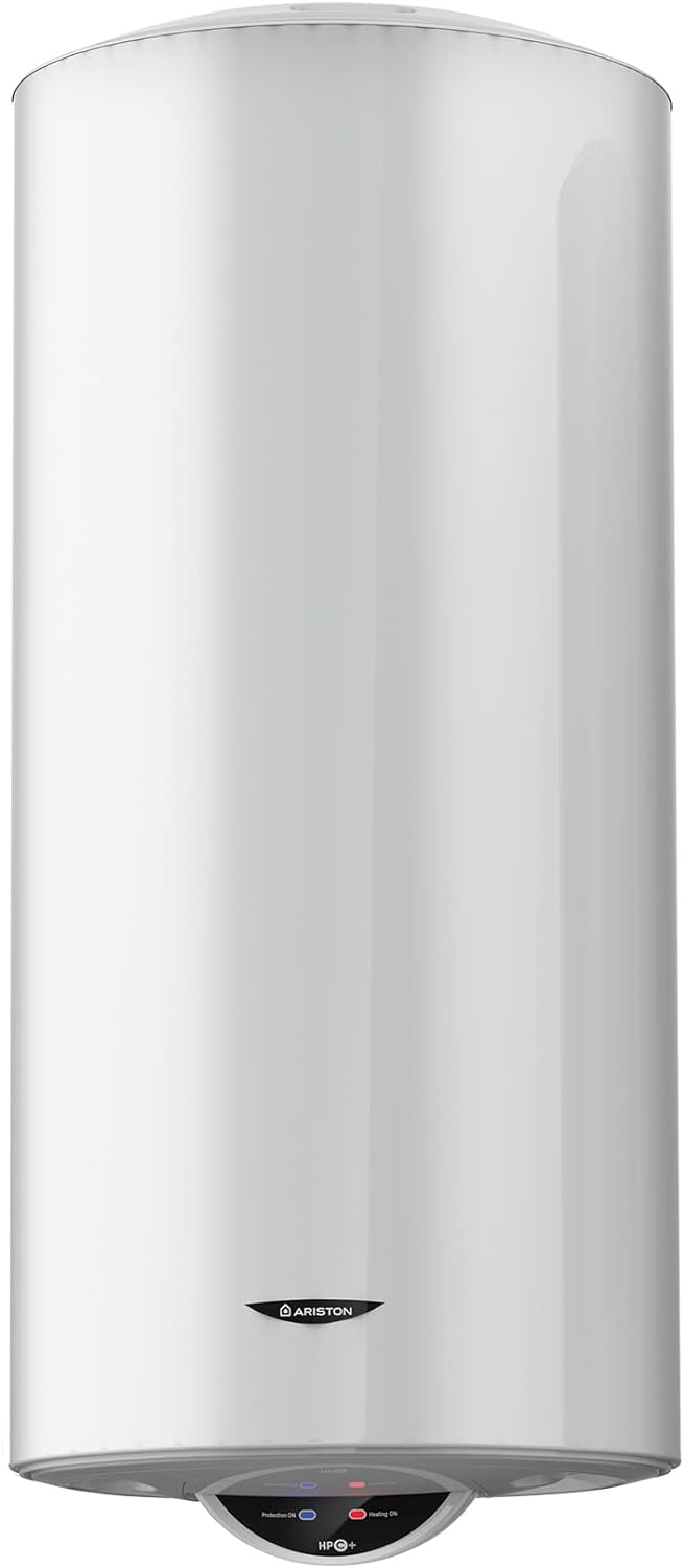 Ariston HPC+, Chauffe-eau électrique vertical mural 150 litres, diam. 530 mm – Triple Protection – Anode Titane et Magnésium, Résistance stéatite. Conçu et fabriqué pour être installé en France.