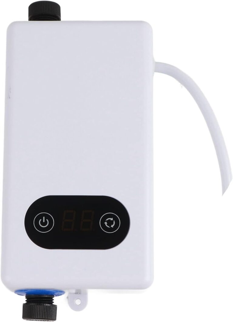 Chauffe-eau électrique à la Demande, Chauffe-eau Instantané Avec Fonction De Mémoire Conversion De Fréquence Machine De Chauffage De L’eau à Température Constante 220 V 3400 W