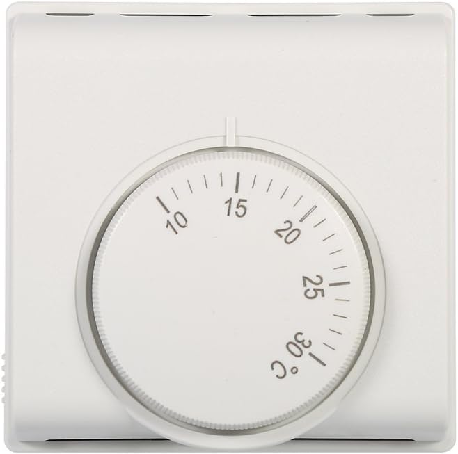 Contrôleur de Thermostat à économie d’énergie, interrupteur de contrôleur de Thermostat mécanique de pièce 220V pour la climatisation centrale dans un supermarché de restaurant d’hôtel ou à la maison