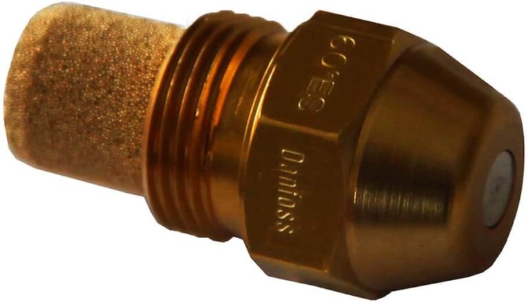 Danfoss H Buse de pulvérisation USGAL/H 7 bar 3.4 cSt 820 kg/m3 Kg/h 10 bar 3.4 cSt 840 kg/m3 Angle de pulvérisation 60