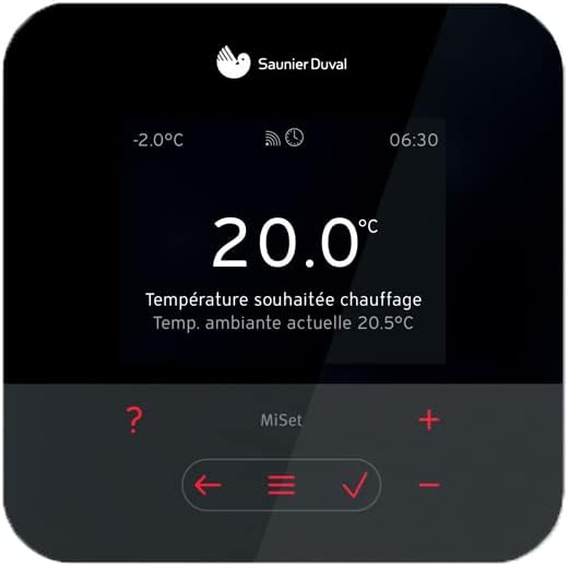 Thermostat d’Ambiance Filaire Modulant MiSet Saunier Duval
